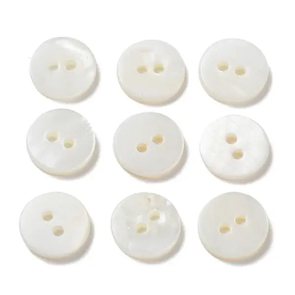 Natural Freshwater Shell Buttons