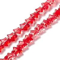 Transparent Glass Beads Strand