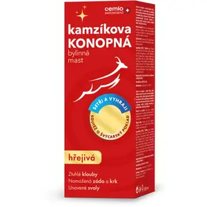 Cemio Kamzíkova konopná mast bylinná mast s hřejivým účinkem 200 ml