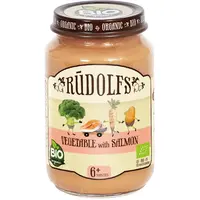 Rudolf’s BIO zelenina s lososem dětský příkrm 190 g