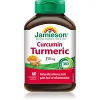 Jamieson Curcumin Turmeric 550 mg kapsle s antioxidačním účinkem 60 cps
