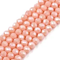 Electroplate Glass Beads Strands