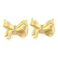 Brass Pave Cubic Zirconia Pendants