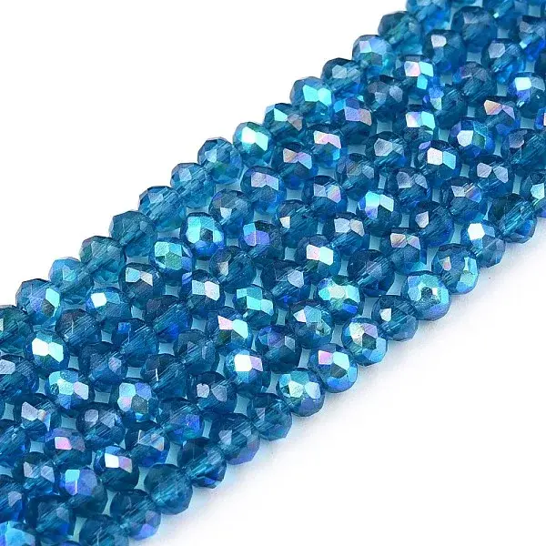 Electroplate Glass Beads Strands