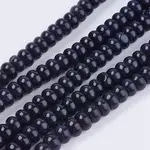 Synthetic Blue Goldstone Beads Strands
