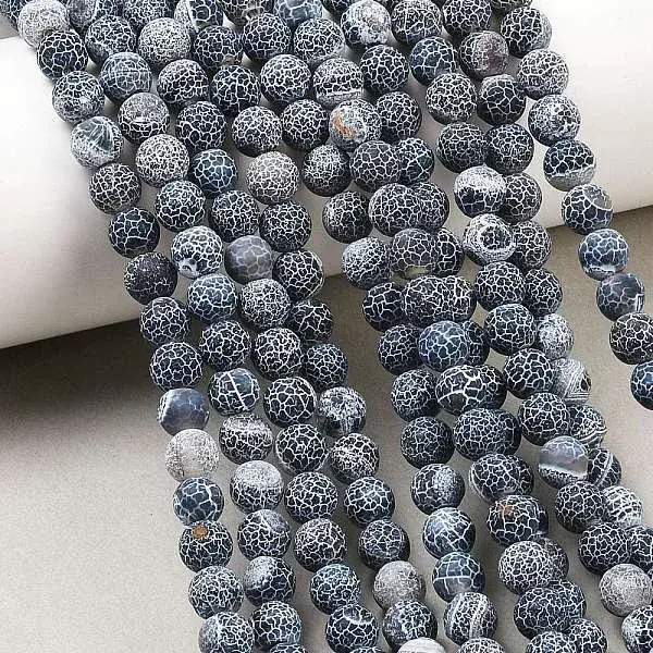 Weathered Agate Beads Strand