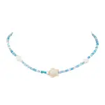 Summer Beach Sea Turtle Dyed Synthetic Turquoise & Glass Seed Beads Beaded Necklaces for Women