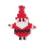 Christmas Seed Beads Beaded Charms