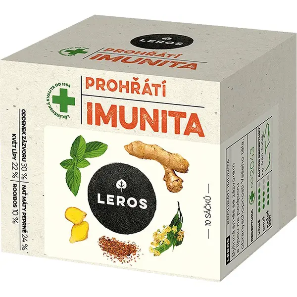 Leros Prehriatie - Imunita bylinný čaj na podporu imunitného systému 10x2 g