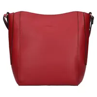 Kožená dámska crosbody kabelka Katana Carole - červená