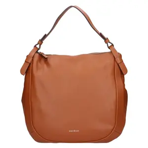 Dámska kožená kabelka Gianní Conti Matilda - hnedá