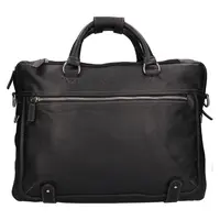 Pánska kožená taška cez rameno Katana Rolf - čierna