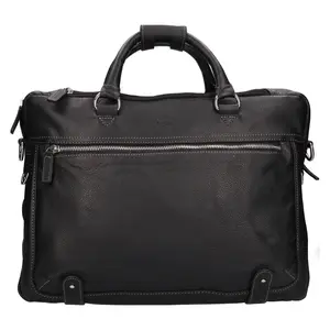 Pánska kožená taška cez rameno Katana Rolf - čierna