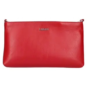 Menšia dámska crossbody kabelka Lagen Polia - červená