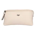 Dámská kožená ledvinka Lagen Lone - krémová