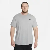 Nike Sportswear Club Mens T-Shirt S DK GREY HEATHER/BLACK