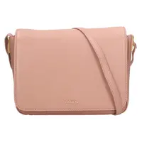 Dámská kožená kabelka Lagen Davuda - růžová