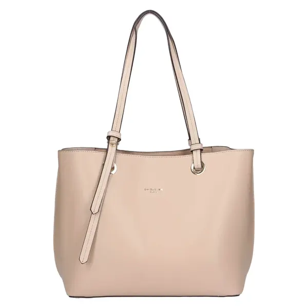 Menší dámská kabelka David Jones Camme - béžová