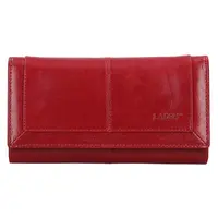 Dámská kožená peněženka Lagen Heda - červená