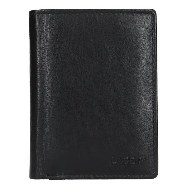 Pánská kožená peněženka Lagen Liam - černá