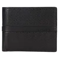 Pánská kožená peněženka Lagen Moises - černá