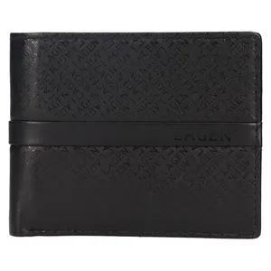 Pánská kožená peněženka Lagen Moises - černá