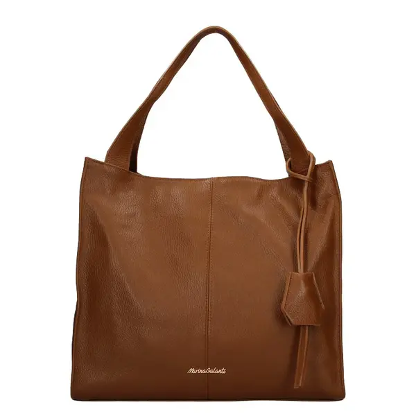 Dámska kožená kabelka Marina Galanti Apolena - hnedá