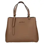 Dámska kožená kabelka Marina Galant Velte - svetlo hnedá