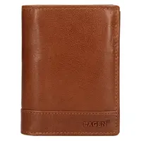 Pánská kožená peněženka Lagen Thores - hnědá