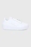 Kožené boty adidas Originals Forum Bold bílá barva, FY9042