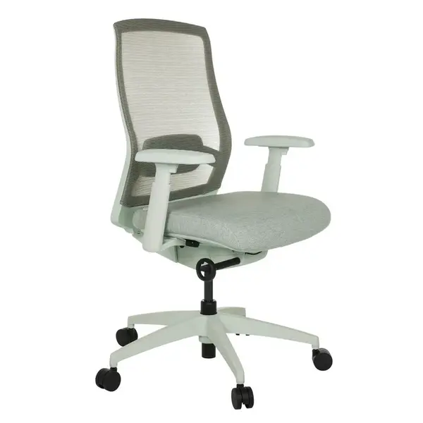 MID.YOU OTOČNÁ ŽIDLE, síťovina, šedá