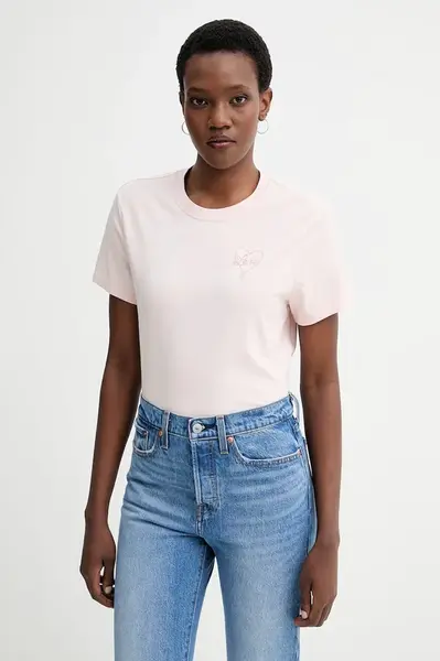 Levi's Bavlnené tričko Levi's LS FAVORITE TEE SWEET HEART