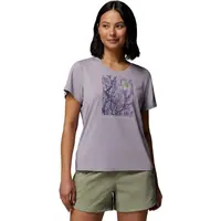 Columbia PARSONS POINT™ SS SCOOP TEE Dámské funkční triko, fialová, velikost