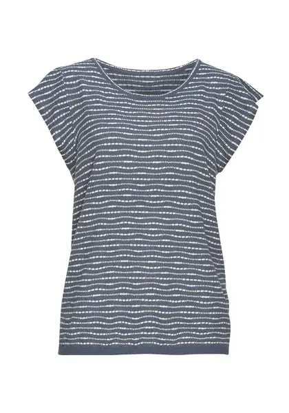 VIVANCE Tričko  modrá / biela