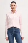 Bavlněná košile Polo Ralph Lauren černá barva, regular, s klasickým límcem, 211924258