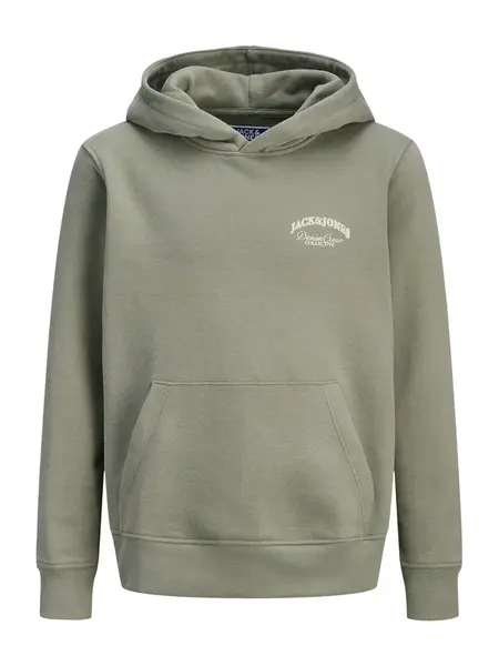 Jack & Jones Junior Mikina  zelená / biela
