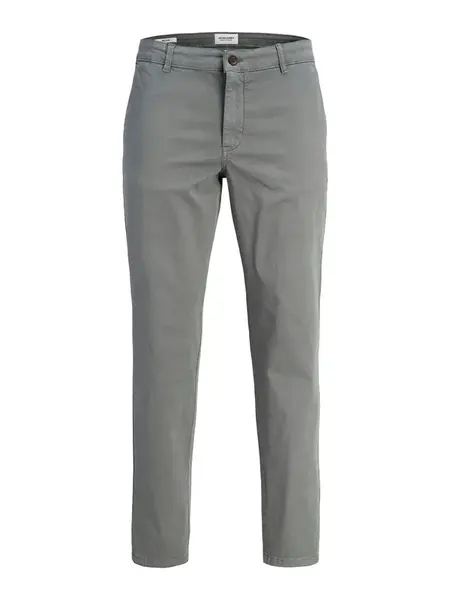 JACK & JONES Chino nohavice  sivá