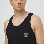 Tričko Versace černá barva, AUU01012 1A10011