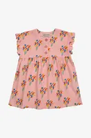 Kojenecké šaty Bobo Choses růžová barva, mini, áčková