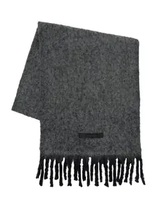 Pull&Bear Šál  tmavosivá / čierna