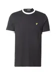 Lyle & Scott Tričko 'Ringer'  čierna / biela