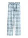 Next Pyžamové nohavice  modrá / svetlomodrá