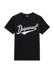 DSQUARED2 Tričko  čierna / biela