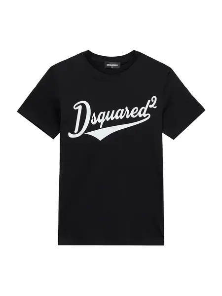 DSQUARED2 Tričko  čierna / biela