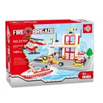 Kompatibilní stavebnice BLOXO hasičská stanice 368 ks