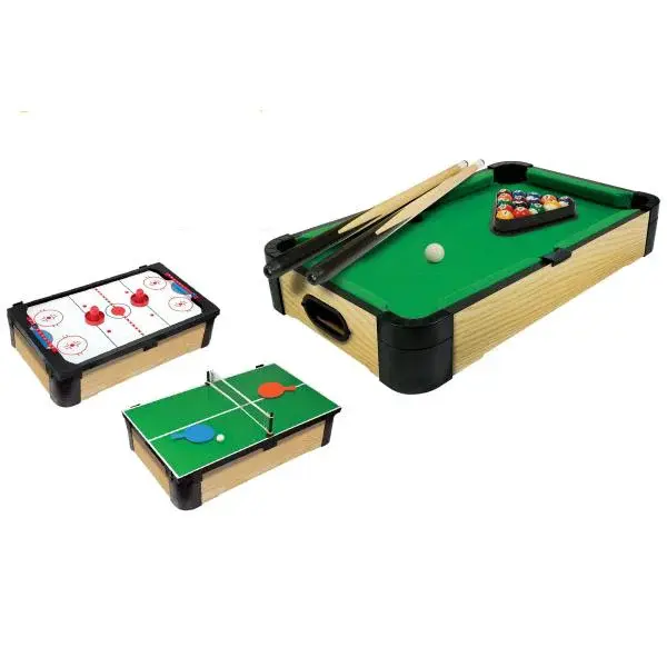 Hra Stolní biliard 3v1 Triple-Play 60 cm