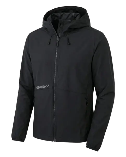 Husky Silvo M S, black Pánská softshell bunda
