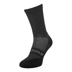 Unisex zateplené ponožky silvini vallonga černá/tmavě šedá 36-38