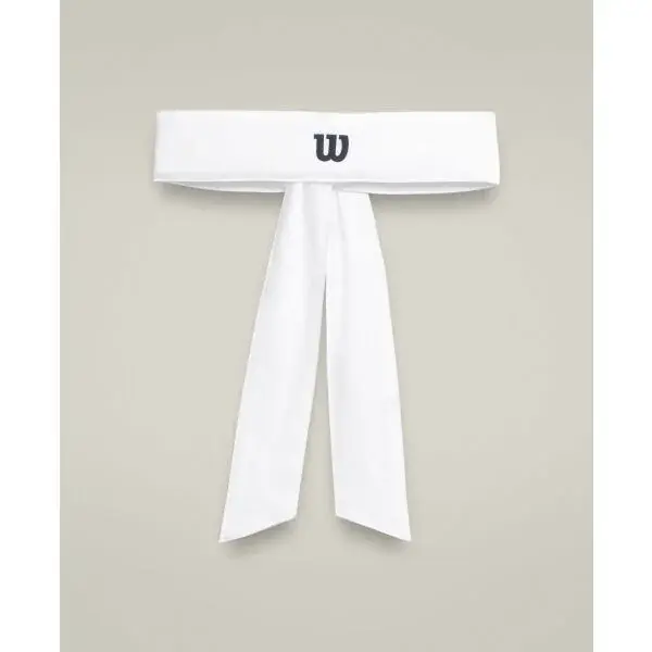 Wilson U TIE HEADBAND Čelenka, bílá, velikost UNI