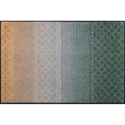Esposa DVEŘNÍ ROHOŽKA, 75/120 cm, šedá, zelená, béžová